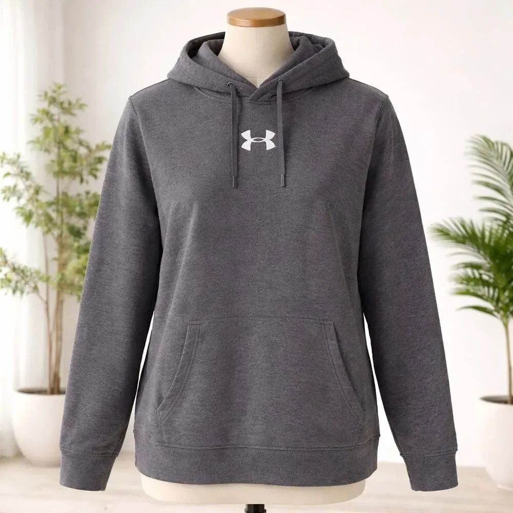 New Under Armour Women’s Hustle Fleece Hoodie Sweatshirt XL